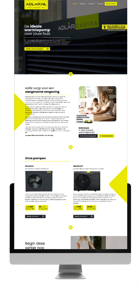 Adlår website
