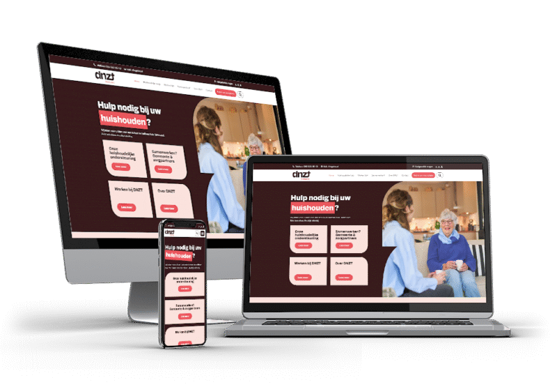 Website De Nieuwe Zorg Thuis | ROCK Design | Websites | Webshops | Online Marketing