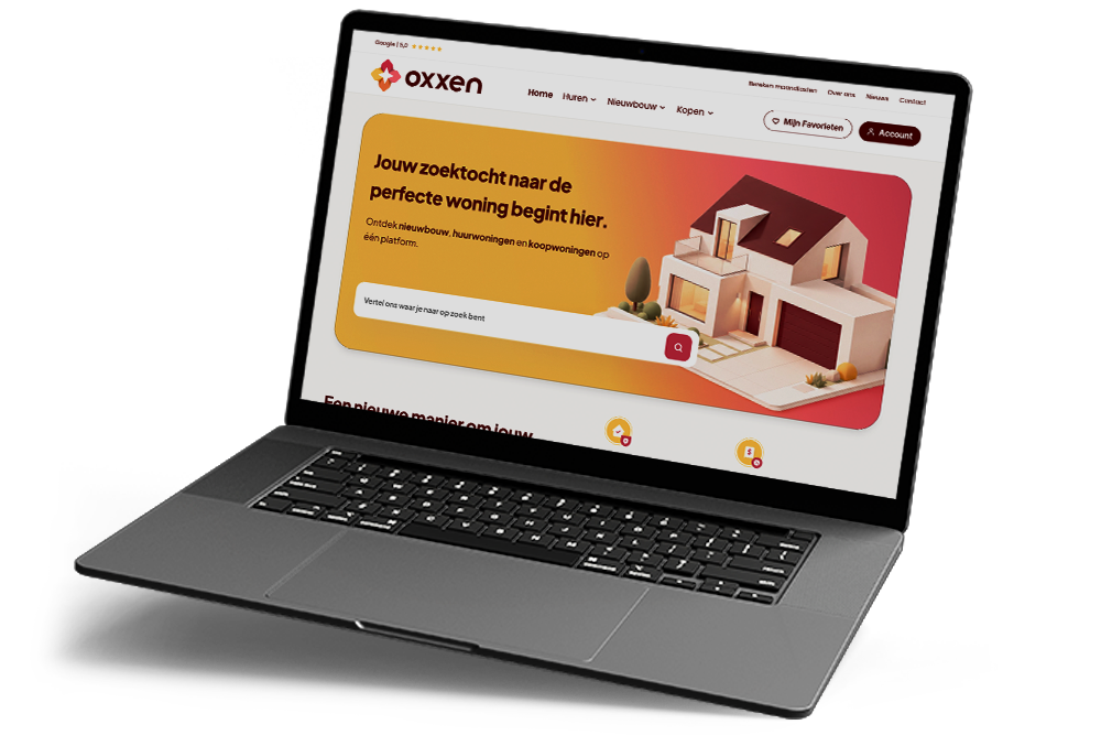Logo, huisstijl en webdesign voor OXXEN | ROCK Design | Websites | Webshops | Online Marketing